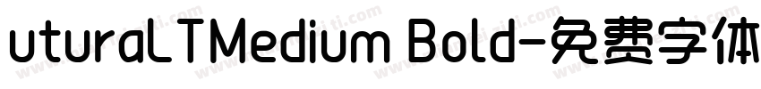 uturaLTMedium Bold字体转换